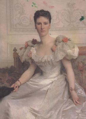 Adolphe William Bouguereau Portrait of Madame la Comtesse de Cambaceres (mk26)